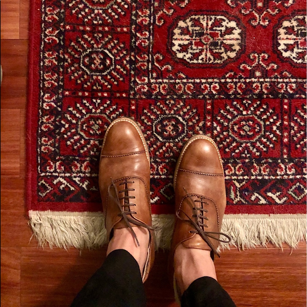 Dapper leather shoes